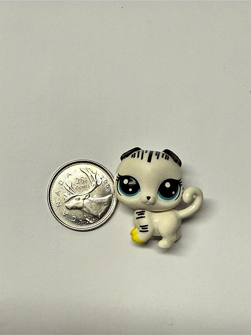 Hasbro Littlest Pet Shop (Series 1) #1-10 Purrty Kittery White and Black Striped